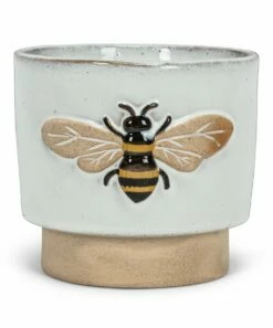 Deals ❤️ Abbott Black & Yellow Embossed Bee Planter For Other 🎉
