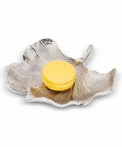 Cheapest 🔥 Abbott 7.5'' Silvertone Gingko Leaf Small Decorative Plate For Home & Garden 💯 -Abbott Shop zu92388262 alt 1 tm1610999632