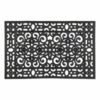 Best Sale 🤩 Abbott Black Intricate Scroll Door Mat For Home & Garden 👏