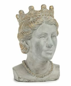 Best Pirce ⌛ Abbott Large Gray Queen Head Planter For Other ✔️