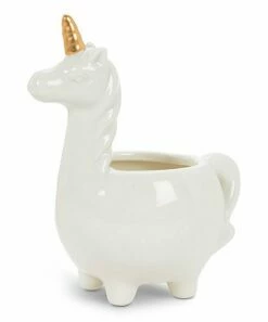 Wholesale ✨ Abbott 4.5'' White Standing Unicorn Planter For Other ✔️