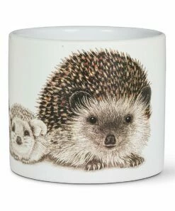 Coupon 💯 Abbott White & Beige Hedgehog Family Planter For Home & Garden 🎁