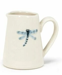 Wholesale 🎁 Abbott White Dragonfly 5-Oz. Mini Jug For Home & Garden 🔥