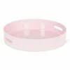 Buy 😀 Abbott Light Pink Handled Round Tray For Home & Garden 💯