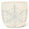 Deals 😍 Abbott Ivory 6'' Snowflake Embossed Planter For Other ⌛