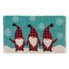 New 😉 Abbott Blue & Red Gnome Trio Coir Doormat For Home & Garden 🛒 -Abbott Shop zu97495673 main tm1626372794
