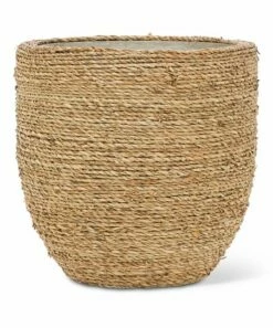 Hot Sale ⌛ Abbott Light Brown 10'' Seagrass Planter For Other ⌛