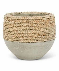 Best deal ❤️ Abbott Gray & Light Brown 6'' Seagrass Planter For Other 🧨