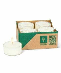 New 😍 Abbott White Tealight Candle – Set Of 8 For Home & Garden 🔥