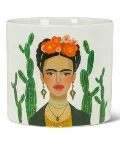 Best reviews of 💯 Abbott White & Green Frida & Cactus Planter For Other 😀