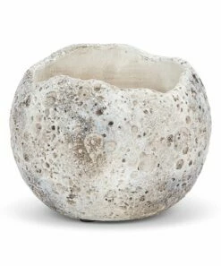 Deals 👍 Abbott Gray Textured Ball Small Planter For Other 🌟
